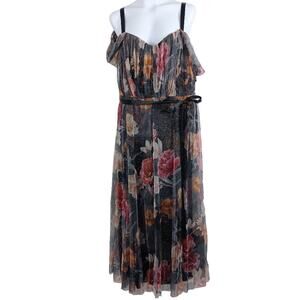NWT Candalite Women's Off-shoulder Floral Dress Size 3X